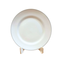 Prato Raso Filete Cinza Diam.27cm