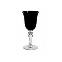 Taça Vinho Elegance Bojo Preto 150ml Diam.8 Alt.19cm 