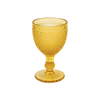 Taça Água Bico De Jaca Ambar 200ml 