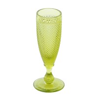 Taça Fluit Bico de Jaca Verde 100ml Diam.5 Alt.18cm 