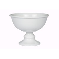 Saladeira Porcelana Itaquiense com Pé Diam.22 Alt.18cm 1L