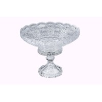 Fruteira Cristal Troféu Pequena Diam.21 Alt.18cm 500ml