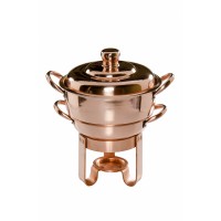 Rechauld Panela BM Cobre-Alumínio Diam.31 Alt.30cm 6L 
