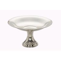 Fruteira Redonda Prata Diam.33 Alt.20cm