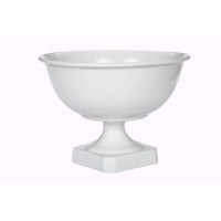 Saladeira Porcelana Itaquiense com Pé Diam.30 Alt.25cm 3L