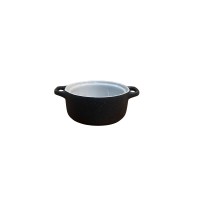 Mini Caçarola Preta Fosca Diam. 10 Alt. 4,5cm 180ml