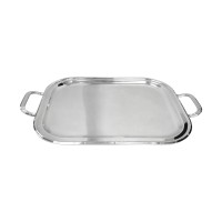 Bandeja Retangular com Borda Bolinha 45x35cm