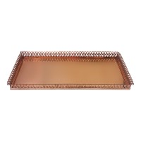 Bandeja Cobre Retangular Terrine 40x20cm