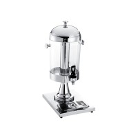 Suqueira Policarbonato Inox Diam. 21,5 Alt. 43cm 8 + Tubo Inox com Grade para Suqueira 