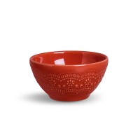 Bowl Madeleine Vermelho Diam.12 Alt.6 cm 400ml