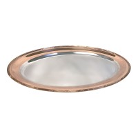 Travessa Oval Croise Cobre 70x48cm