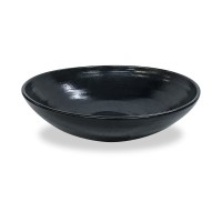 Saladeira Cerâmica Preta Diam.38 Alt.11cm 3,5L