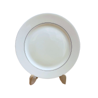 Prato Raso Bone China Filete Prata Diam.26cm