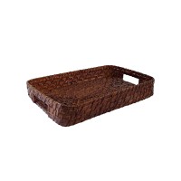 Bandeja Rattan 33x22 Alt. 5cm