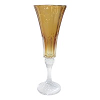 Taça Fluit Cristal Royal Ambar Diam.7,5 Alt.21cm 130ml