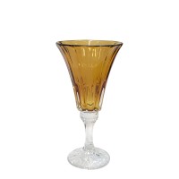 Taça Água Cristal Royal Ambar Diam.9,5 Alt.18cm 150ml