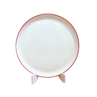 Prato Raso Magrini Filete Vermelho Diam.28cm