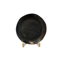 Prato Sobremesa Cerâmica Orgânico Diam.19cm