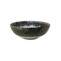 Bowl Cerâmica Branco e Cinza  750ml 
