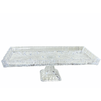 Terrine Cristal Lys C/Pé 34x17