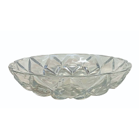 Saladeira Cristal Diamante 8 x 32 cm 