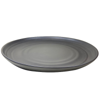 Pratao Cerâmica Gourmet Black Fosco 50x4