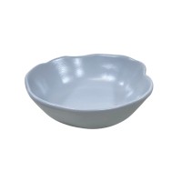 Saladeira Cerâmica Gourmet Cinza Fosco 23x7 P