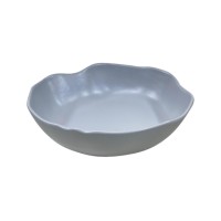 Saladeira Cerâmica Gourmet Cinza Fosco 40x10 G