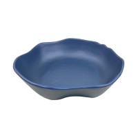 Saladeira Cerâmica Gourmet Azul M 30X8