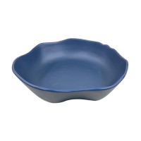 Saladeira Cerâmica Gourmet Azul G 40X10