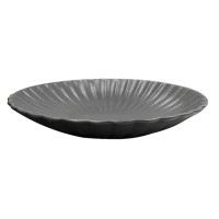 Saladeira Cerâmica Gomada Gmt Preto Fosco 49x10 