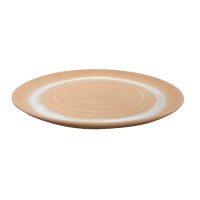 Pratão Cerâmica Gourmet Terracota Cinza 50x4