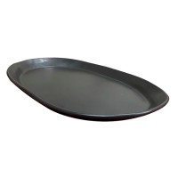 Travessa Cêramica Oval Black 56X36 A.4