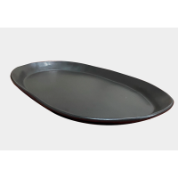 Travessa Cêramica Oval Black 56X36 A.4