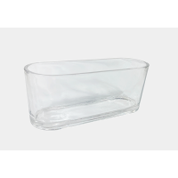 Vaso Oval de Vidro 