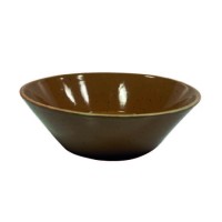 Tigela Cerâmica Cônica Caramelo Diam.27 Alt.7cm