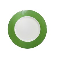 Prato Raso Faixa Celadon Diam. 28cm