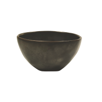 Bowl Orgânico Marrom Metalizado Diam.13cm Alt.8