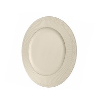 Sousplat Melamina Off White Trabalhado Diam.32