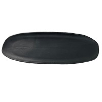 Travessa Oval Ceramica Black Fosca