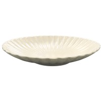 Saladeira Cerâmica Gomada Gmt Bege Perola 49x10