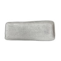 Travessa Retangular Ceramica Gelo 33x13