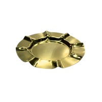 Bandeja Babado Rasa Dourado