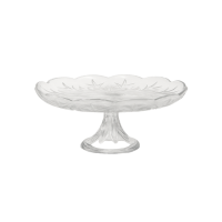 PRATO BOLO CRISTAL GLASGOW COM PÉ 31X12