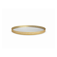 Bandeja Dourada Redonda Rental D.35 AT. 2