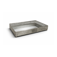 Bandeja C/Epelho Versalhes Prata 38x24x5