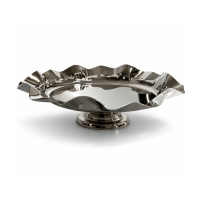 Bandeja Babado Redonda C/Pé 41x6,5