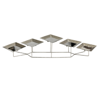 Suporte Martelado C/5 Bandeja Inox 80x10