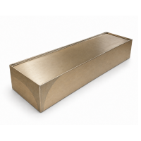 Caixa Retangular Prata 60x15x10