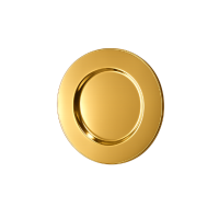Sousplast Dourado Inox D.32